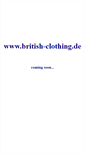 Mobile Screenshot of british-clothing.de
